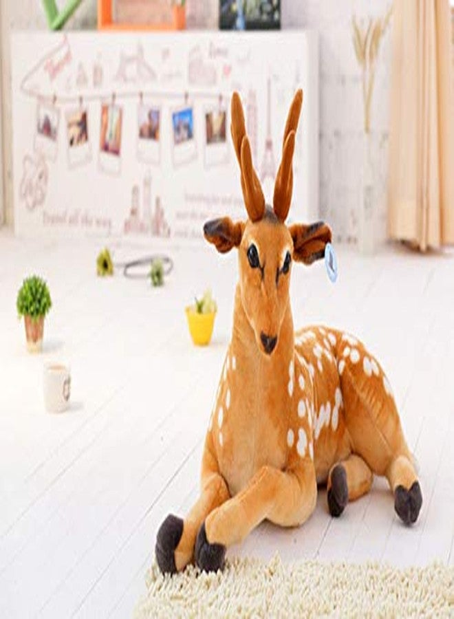Tickles Cute Deer Soft Stuffed Plush Animal Toy for Kids Birthday Gift Home Decoration (Color: Brown ; Size: 30 cm) - Image 2