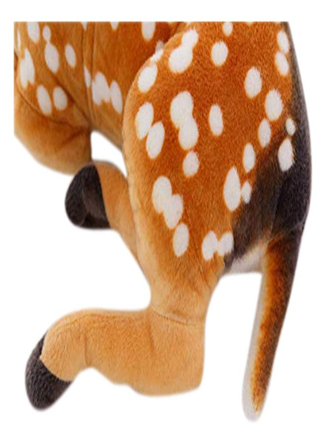 Tickles Cute Deer Soft Stuffed Plush Animal Toy for Kids Birthday Gift Home Decoration (Color: Brown ; Size: 30 cm) - Image 5