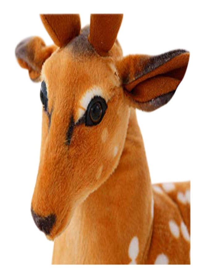 Tickles Cute Deer Soft Stuffed Plush Animal Toy for Kids Birthday Gift Home Decoration (Color: Brown ; Size: 30 cm) - Image 4