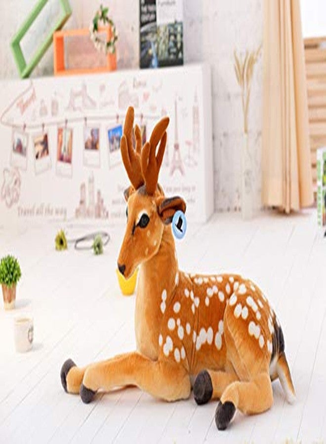 Tickles Cute Deer Soft Stuffed Plush Animal Toy for Kids Birthday Gift Home Decoration (Color: Brown ; Size: 30 cm) - Image 3