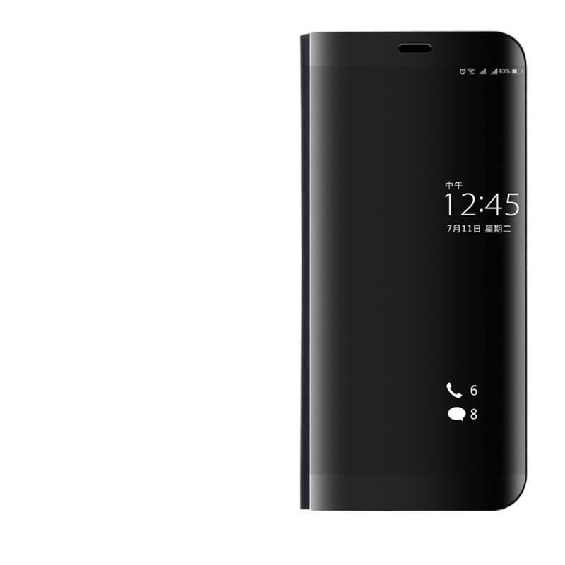غطاء واقي | لـ Samsung Galaxy A56 | حامل قابل للطي | مرآة مطلية بالكهرباء | ذهبي وردي - Image 4