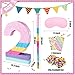 PCFING 20 Inch Number 2 Piata Candy Color with 30 Inch Piata Stick Blindfold Confetti for Boys Girls Adults Birthday Party Decorations Anniversary Celebration Fiesta - Image 4