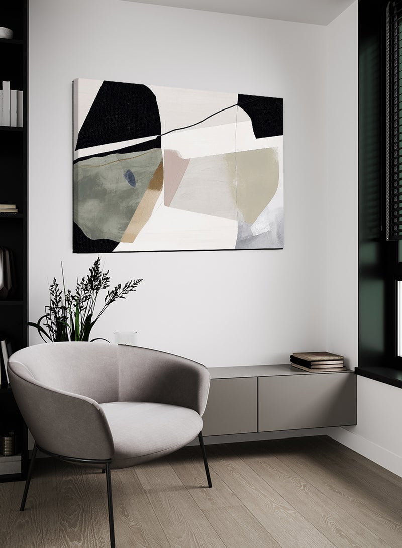 LOWHA Canvas Wall Art Stretched Over Wooden Frame with Oil Painting - Image 2