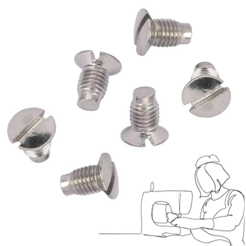 Strong Needle Plate Screws for Overlock Sewing Machines Premium Replacement Parts for Enhanced Performance and Durability 36 pcs Pack of 2  - Image 1