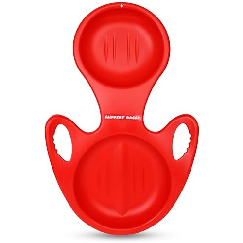 Slippery Racer Downhill Blitzer Arrow Snow Sled RED - Image 1