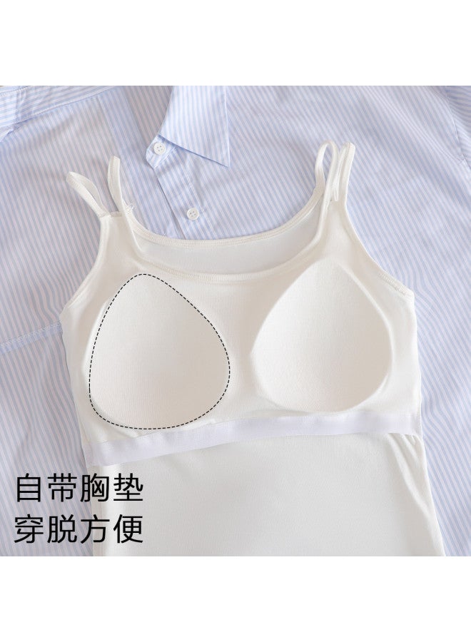 Top melon Sleeveless Undershirt For Women, Slimming And Back-Enhancing Camisole, Skin-Friendly And Breathable Layering Tank Top - Image 5