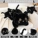 SQEQE Weighted Stuffed Animals Black Cat Weighted Black Cat Plush Plushies for Cozy Comfort Soft Black Cat Pillow Toy for Kids Adults Christmas Valentines Gift 138 Inch 17 Lbs - Image 4