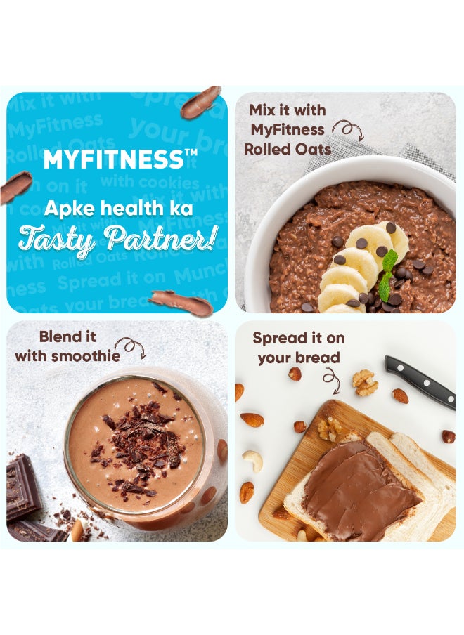 MYFITNESS PB 227g Chocolate CRISPY Single