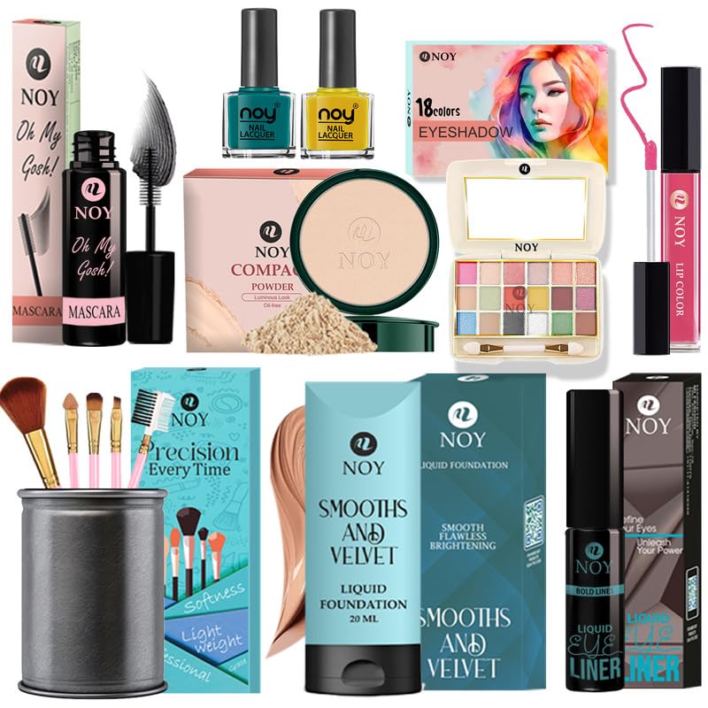 Noy Makeup Kit For Gifting Professional Makeup Set For Glamorous Looks Perfect For Her Complete Beauty Kit Pack Of 13Ny170 - Image 1