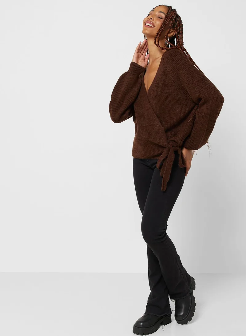 ONLY Surplice Neck Cardigan