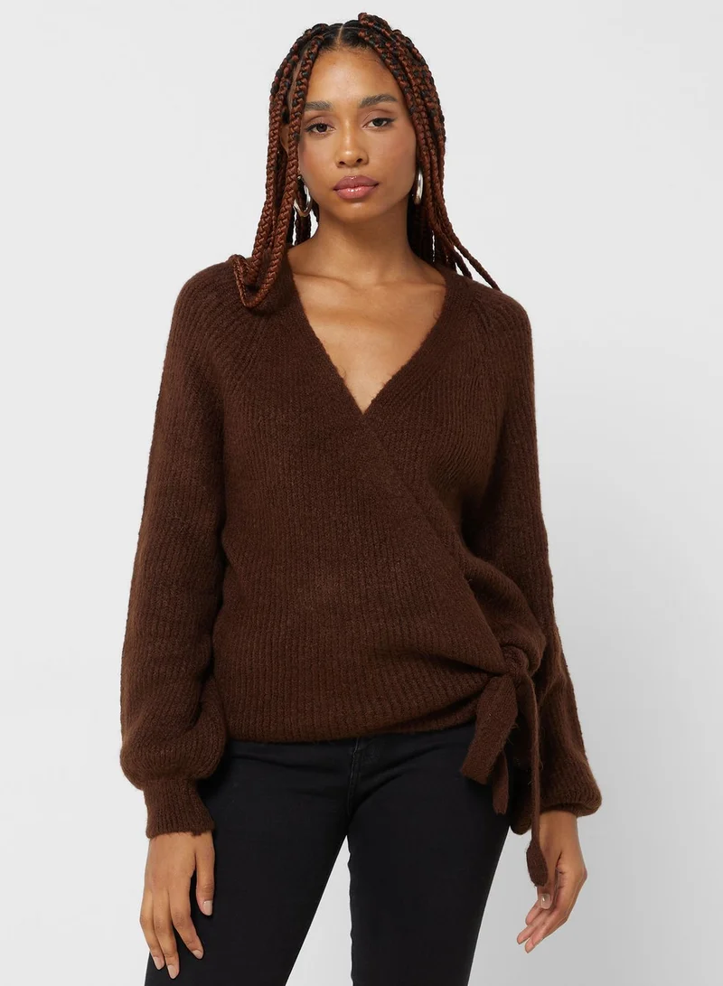 ONLY Surplice Neck Cardigan