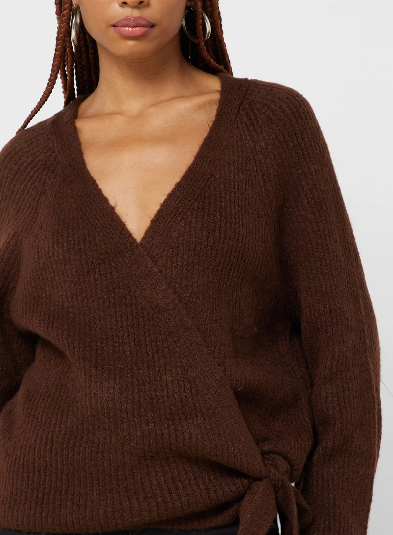 ONLY Surplice Neck Cardigan