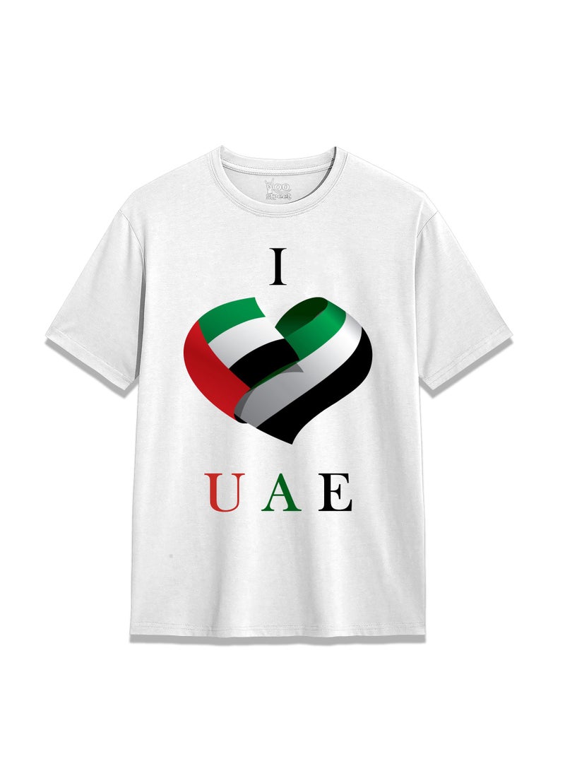 Yoo Street 52 Years Strong: UAE Flag Graphic T-Shirt for National Day