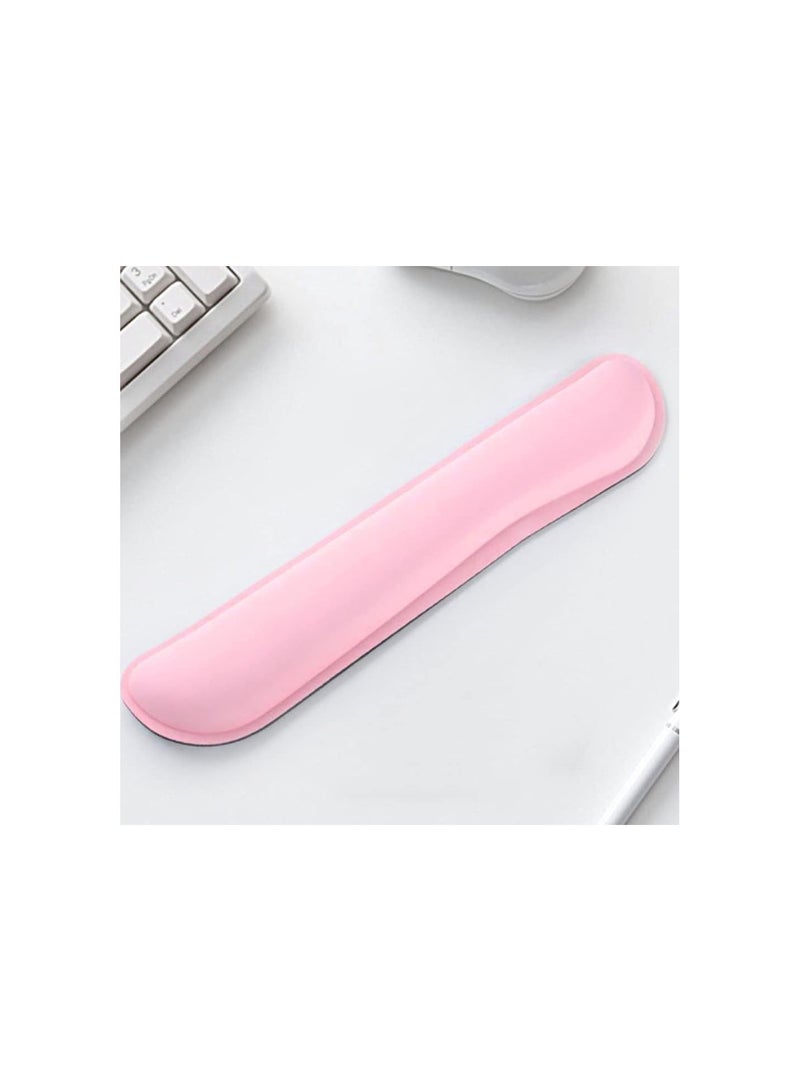 GGOOT PU Leather Keyboard Wrist Rest Pad & Mouse Wrist Cushion Support Pad for Gaming Office Home, Computer, Laptop - Pink - Image 5