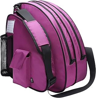 TOPOWN Inline & Ice Skate Bag for Boys and Girls Men Inline Skate Bag Women Roller Skate Bag Premium Black Ice Skate - Image 1