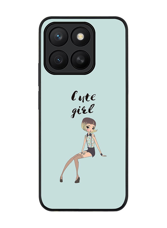 Stylizedd For Honor X8c Case,Slim fit Camera Protection, Shockproof Thin Phone cover  - Shy Cute Girl
