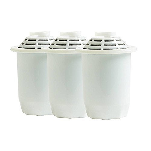 Santevia Water Filter Pitcher Replacement Filters, 3-Pack, Compatible with Santevia Classic Pitchers Only, Alkaline, Adds Back Minerals - Image 1
