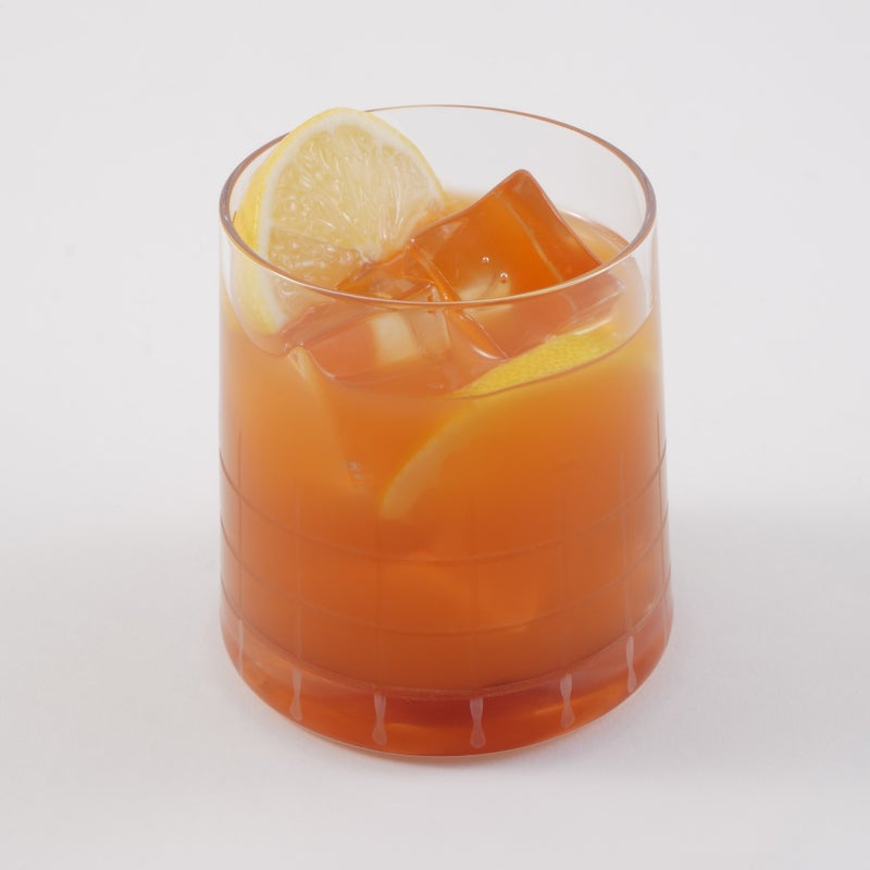 La Mesa 4 Pcs Tumbler Glass Set, Clear With Cutting Line 8*8*8.5 Cm - Image 2