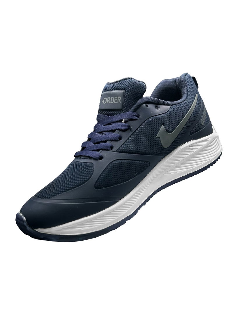 ORDER RunPro 1 Men's Lightweight Breathable Running Shoes -(SJ-205) Blue - Image 2