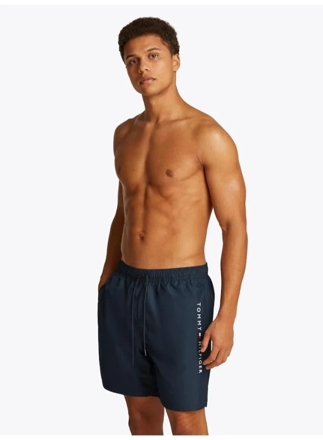 TOMMY HILFIGER Original Logo Long Length Swim Shorts