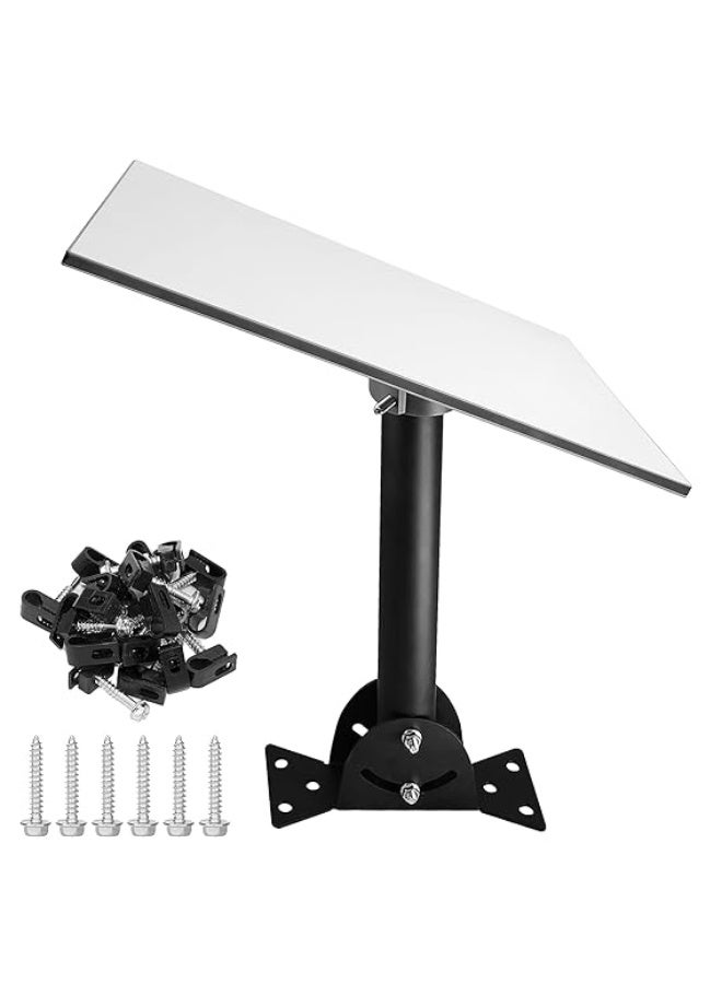 Heavy Duty Roof Mount for Starlink Gen 3 – 50mm Pivot Mast with Adjustable Angle & Aluminum Alloy Pipe Adapter - Image 1