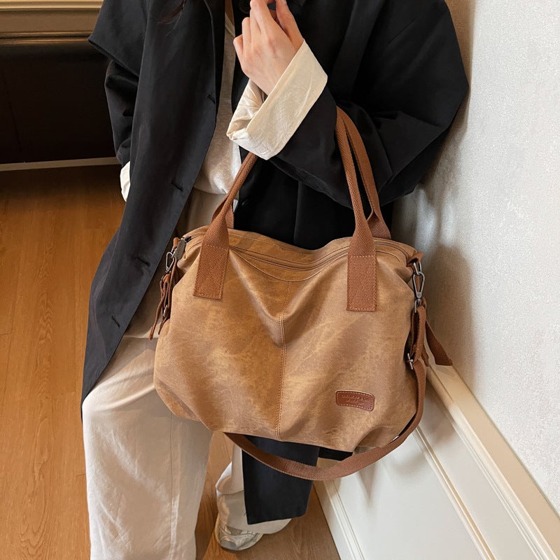 Women's Large Capacity PU Shoulder Bag for Daily Commute - Image 3