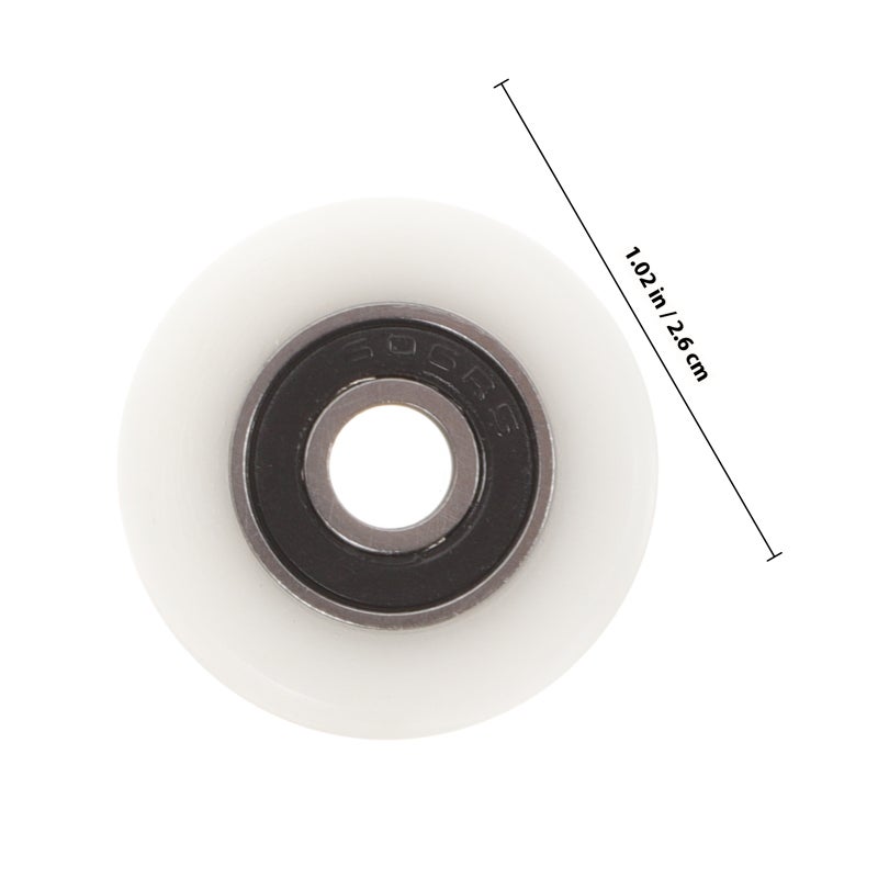 4pcs Shower Door Rollers Bathroom Glass Door Runners Small Sliding Glass Door Pulley Replacement - Image 2