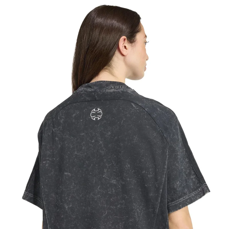 Adidas Originals BLACK Adilenium Season 4 Teamgeist Washed Rhinestone T-Shirt for Women | Best Price UAE