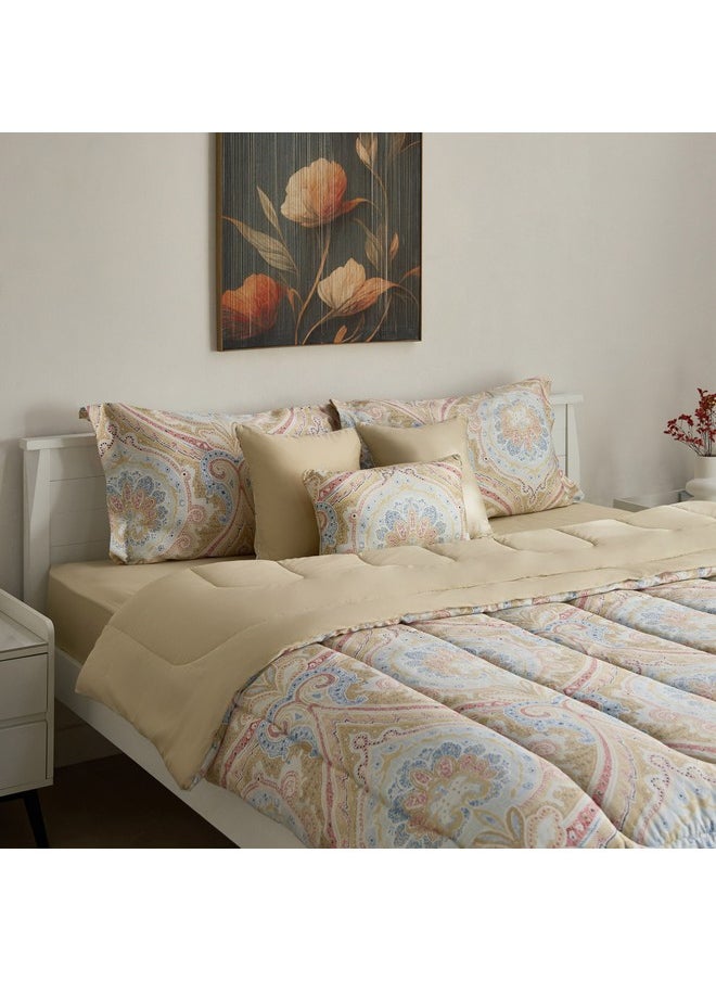 Home Box مجموعة لحاف كينغ هيوستن إيثنو 7 قطع قطن BIAB 240 × 220 سم  - Image 3