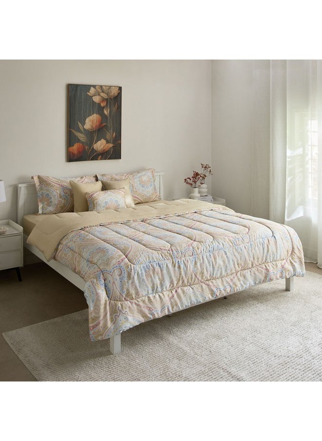 Home Box مجموعة لحاف كينغ هيوستن إيثنو 7 قطع قطن BIAB 240 × 220 سم  - Image 2