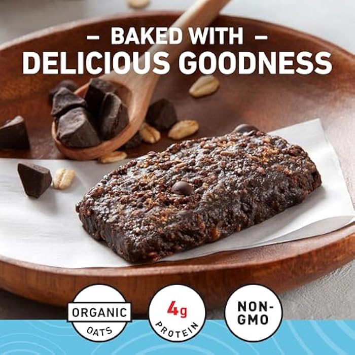 Clif Bar بار كليف ميني - نكهة براوني الشوكولاتة - مصنوع من الشوفان العضوي - 4 جرام بروتين - غير معدل وراثيًا - نباتي - بار طاقة بحجم وجبة خفيفة - 0.99 أونصة (20 عبوة) - Image 5
