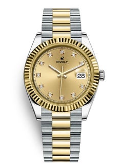 Rivoly Modern Men's Watch With Date Stainless Steel 