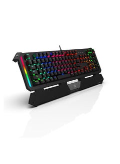 Bloody Light Strike RGB Gaming Keyboard with Dual Programmable Keys, Zero-Lag Response, and Adjustable Backlights - Blue  - Image 3