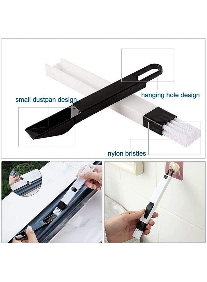 JRM's Window Groove Cleaning Brush with Dust Cleaning Brush for Window Slot Keyboard with Mini Dustpan Multi-Purpose Cleaning Tool (2Pc) - Image 5