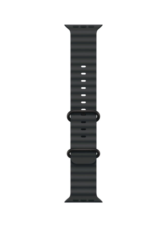 Apple Renewed - Watch Ultra 2 (2024) GPS + Cellular 49mm Black Titanium Case Black Ocean Band - Image 3