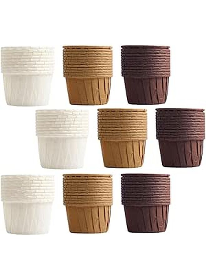 150 Pcs Heat Resistant Muffin Cups Paper Cupcake Liners Oil Proof Baking Cups Greaseproof Dessert Liners For Oven Use Home Baking Party Supplies - Image 1
