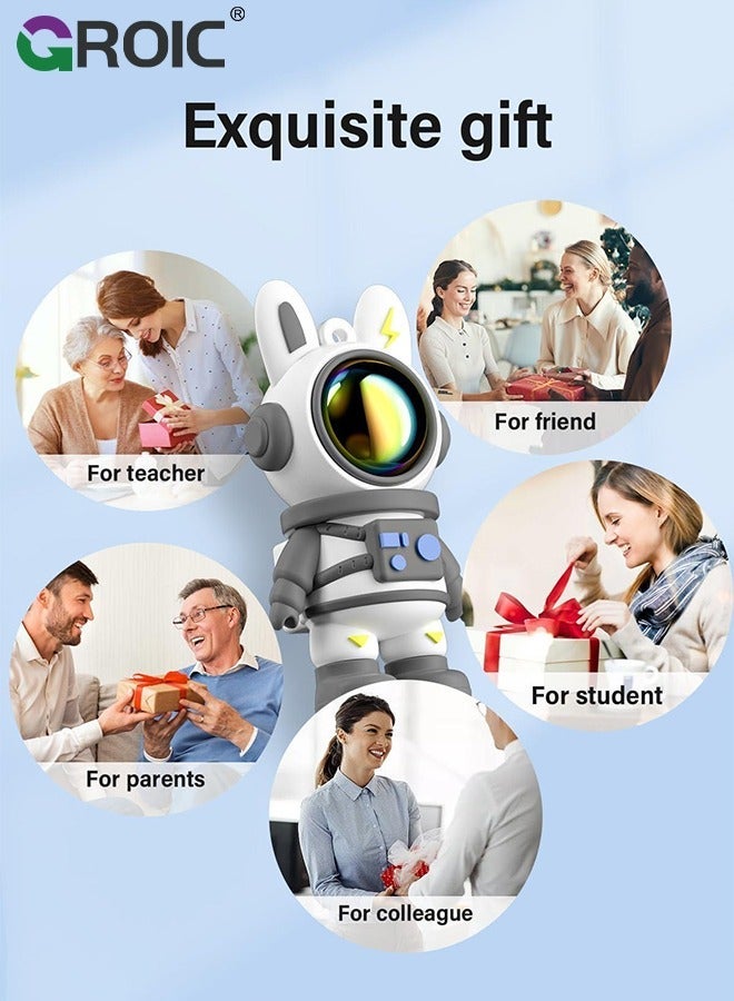 Grey Cute Space Rabbit USB Flash Drive, Thumb Drive 64GB Waterproof 2.0 Memory Stick Small Size Gift