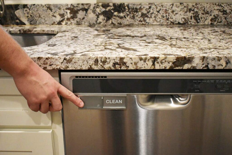 DISH NANNY Metal Dishwasher Magnet Clean Dirty Sign in Stainless Steel - Unique and Stylish Look (Silver w/Black Lettering) - Image 5
