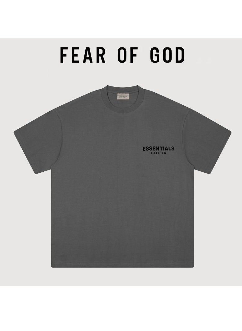 FEAR OF GOD - American heavy baggy short sleeve T-shirt - Image 1