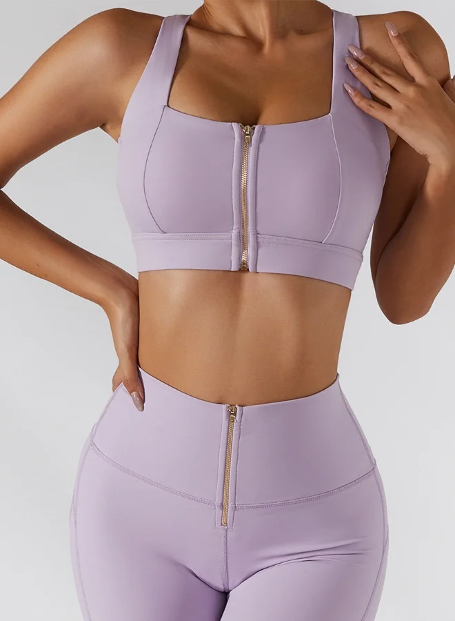 KAWN.YOGA Womens X Back Sports Bra - Padded Low Impact Workout Yoga Bra with Removable Built in Bra