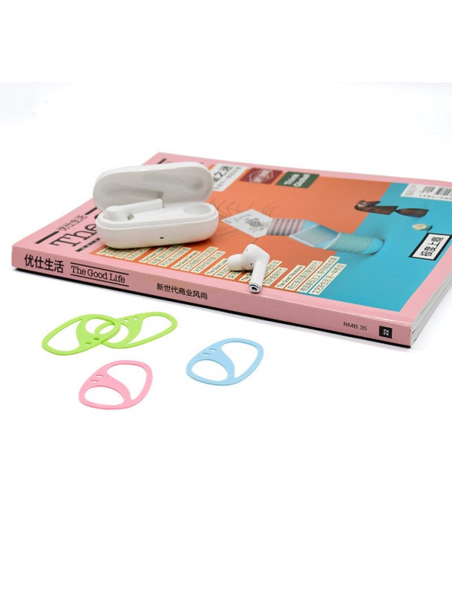 Direct Supply Of Mobile Phone Earplugs Mobile Phone Earphones Ear Hooks Anti-drop Ears Anti-drop Silicone Sports Earphones Ear Hooks-Color:White - Image 4