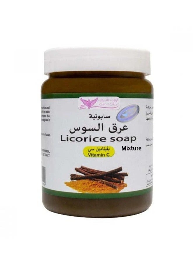 كويت شوب صابونية عرق السوس بفتامين سي 500 ج