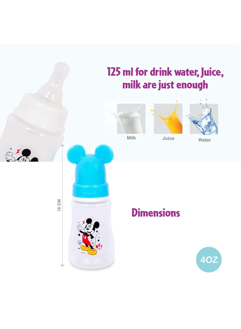 Disney Mickey Mouse Baby Feeding Bottle 0 To 3 Months 125Ml 40Z