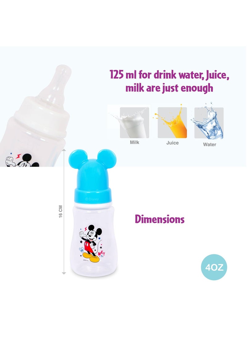 Disney Mickey Mouse Baby Feeding Bottle 0 To 3 Months 125Ml 40Z  - Image 3