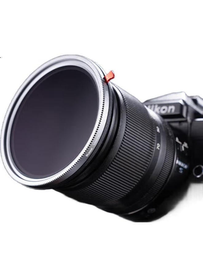 Kase 82Mm Adjustable Nd-Cpl 1.5-8, Neutral Density And Polarizing Filter Two-In Filter Set, Short Video Vlog Video Shooting Kit, 82Mm - Image 2