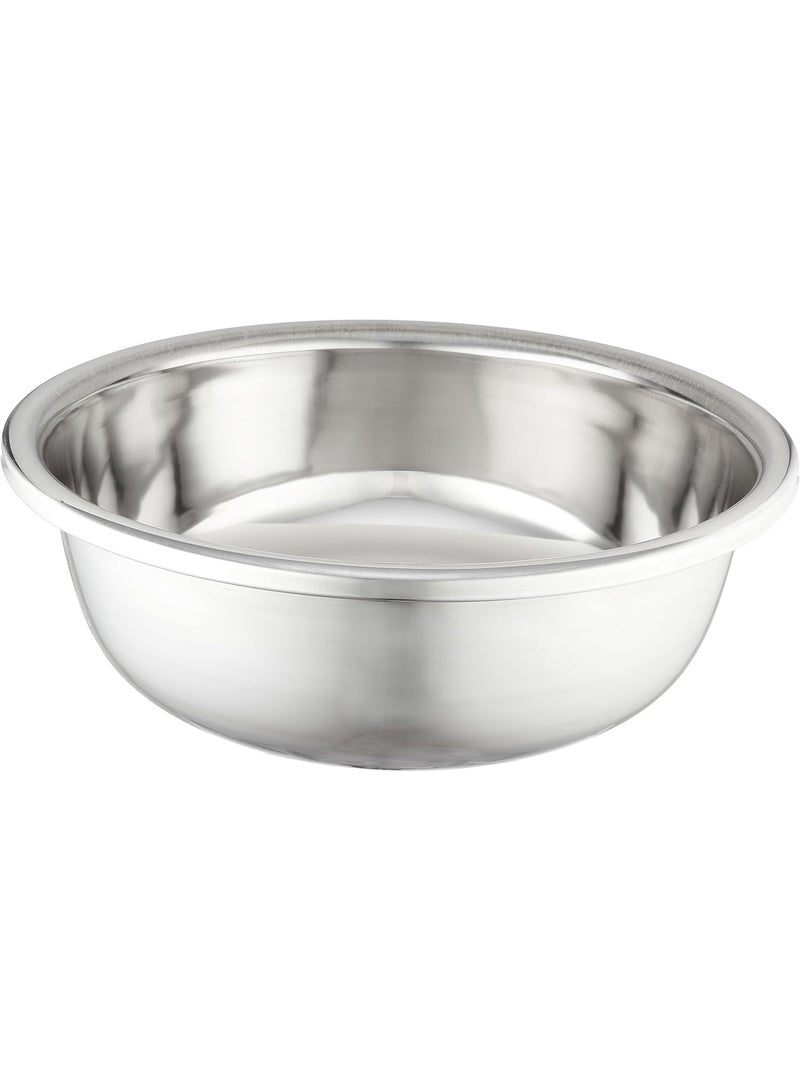 Generic Stainless Steel Mixing Bowl – Heavy-Duty, Rust-Resistant Prep Bowl for Baking, Salad, Dough & Food Storage – Dishwasher Safe, Deep Design with Rolled Rim - Image 1
