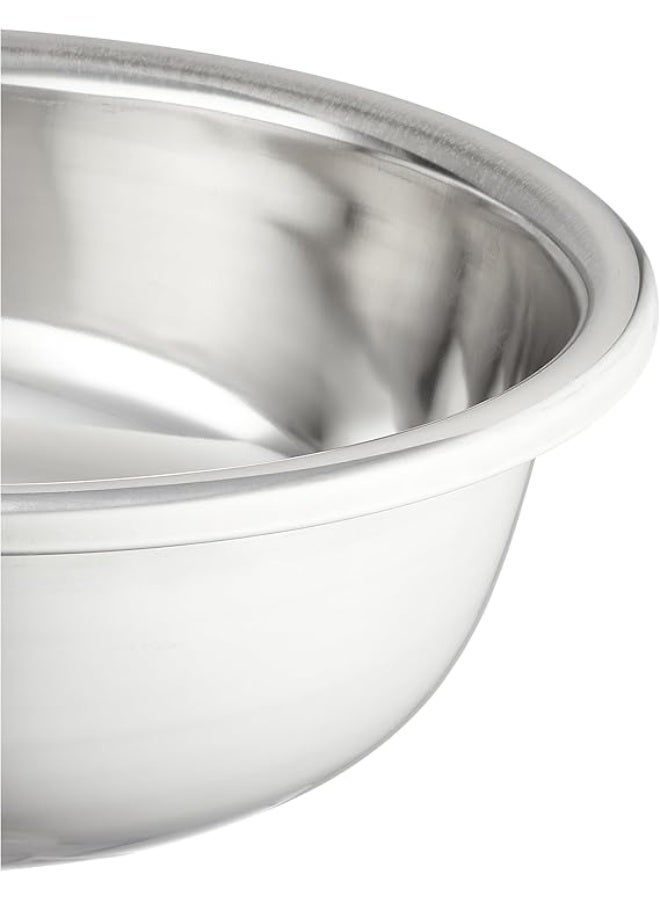 Generic Stainless Steel Mixing Bowl – Heavy-Duty, Rust-Resistant Prep Bowl for Baking, Salad, Dough & Food Storage – Dishwasher Safe, Deep Design with Rolled Rim - Image 3