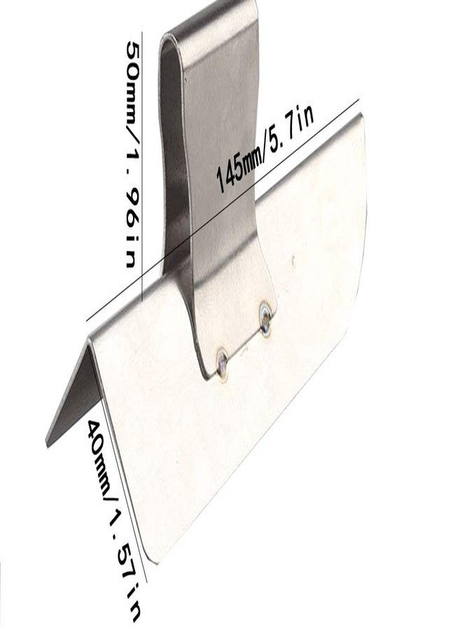 zeng 2 Piece Drywall Corner Tool Set, Stainless Steel Sheetrock External Corner Trowel & Internal Corner Trowel, Perfect 90-Degree Right-Angle plastering Tool, Silver - Image 3