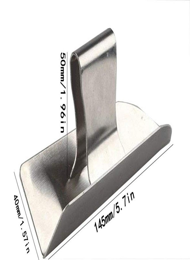 zeng 2 Piece Drywall Corner Tool Set, Stainless Steel Sheetrock External Corner Trowel & Internal Corner Trowel, Perfect 90-Degree Right-Angle plastering Tool, Silver - Image 4