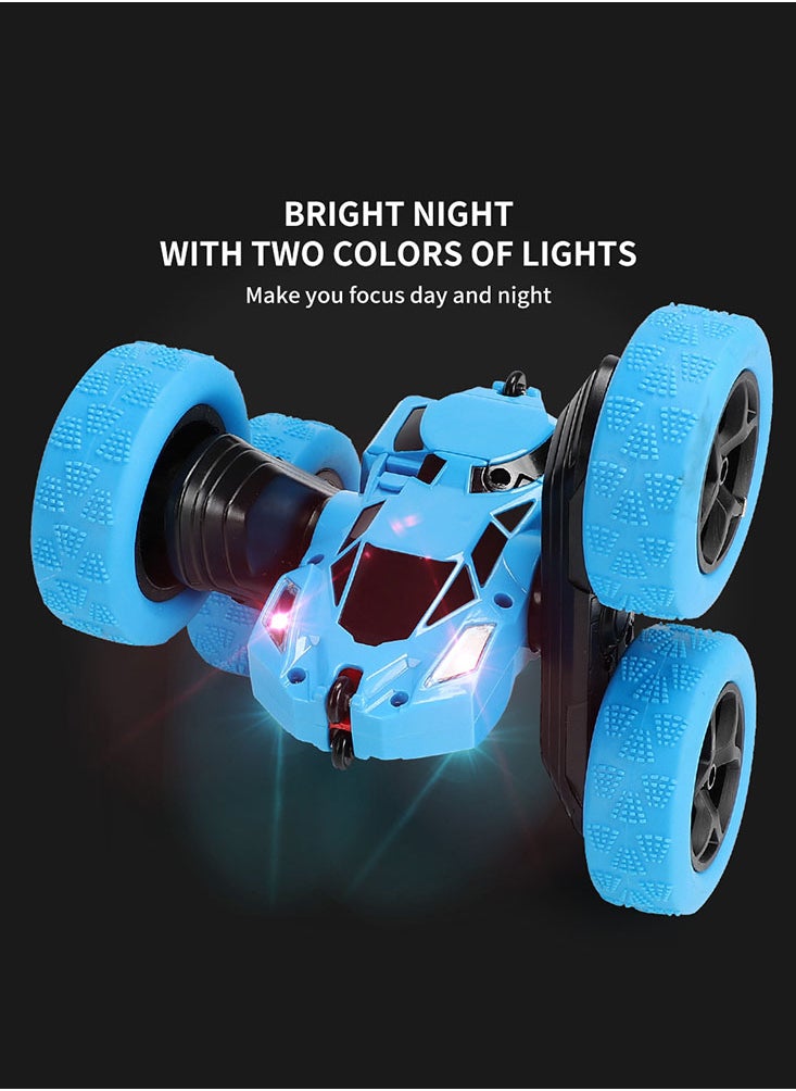 Perfii Remote-Controlled RC Stunt Car with Double-Side Body Roll Walking, Dual Front Lights, TRP Material, Vacuum Tires, Powerful Motor, Muddy Terrain Mastery, 360° Rotation, and Wireless Comfort Control  - Image 5